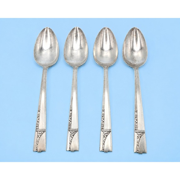Oneida Other - Vintage Oneida Nobility Plate Caprice Silverplate Serving Spoons Set of 4 -957